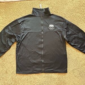 USA Olympic Performance Jacket - Black